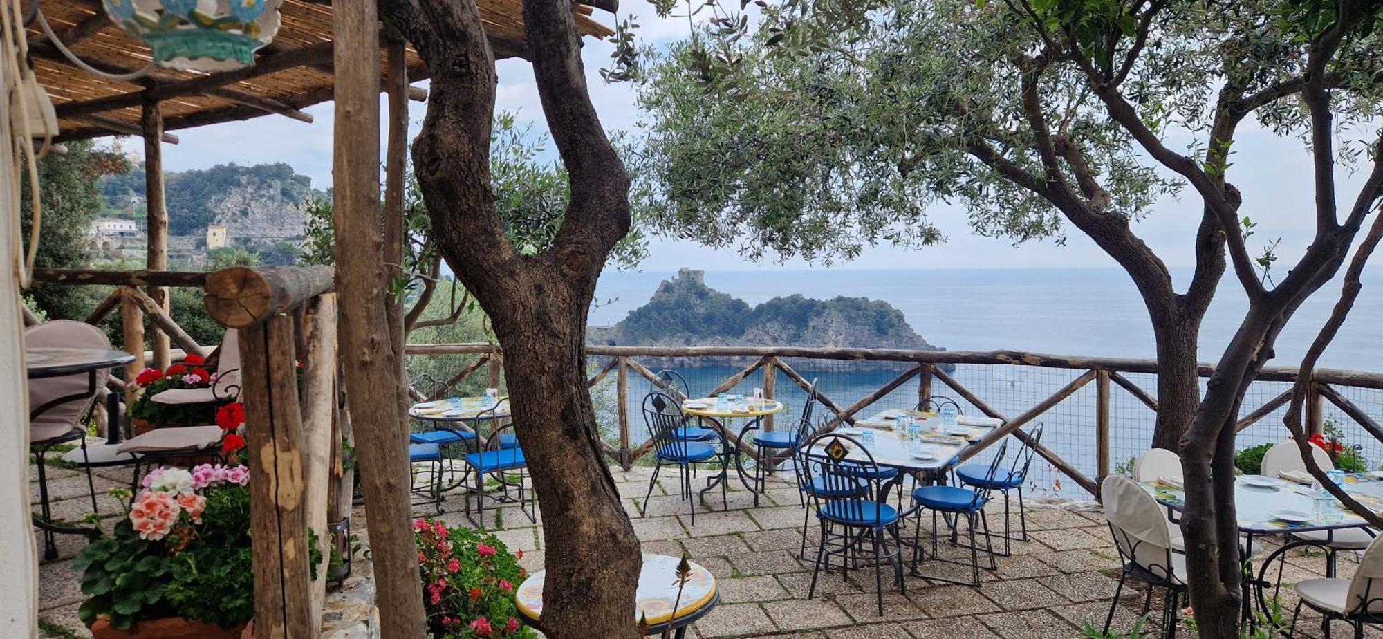 Albergo La Conca Azzurra Conca dei Marini Luaran gambar
